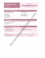Doctor's Note for Pneumonia Recovery Leave Proof