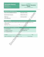 Doctor's Note for Ulcerative Colitis Leave Proof