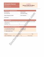 Doctor's Note for Mono Infection Recovery Leave