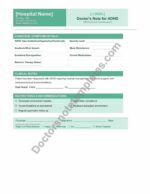Doctor's Note for ADHD Mental Health Support