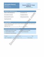 Doctor's Note for Tinted Windows Medical Approval