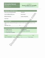 Doctor's Note for Laryngitis Voice Rest Leave